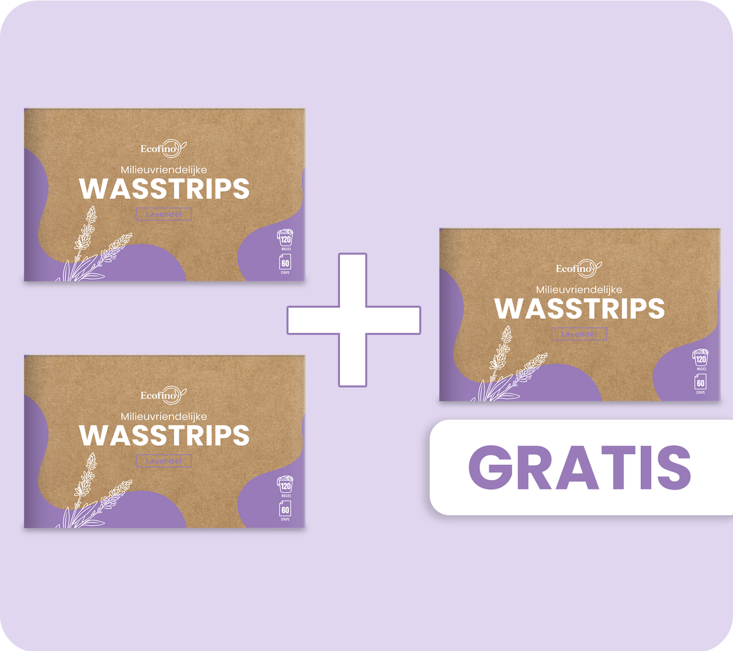 Wasstrips - 2 + 1 GRATIS - Ecofino