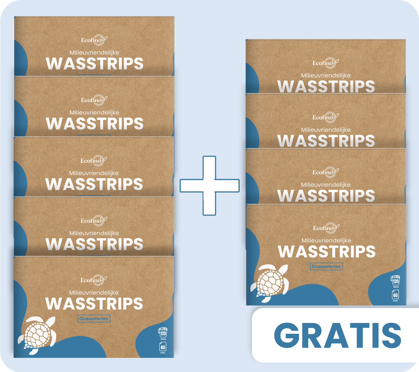 Wasstrips - 5 + 4 GRATIS