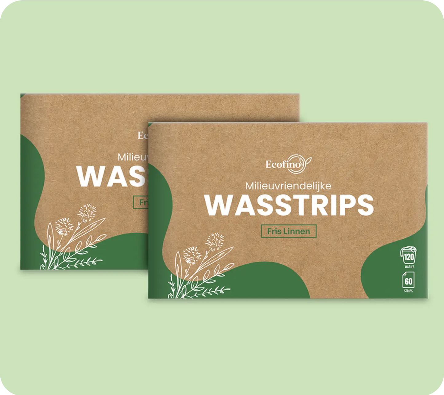 Ecofino wasstrips Fris Linnen - 240 wasbeurten
